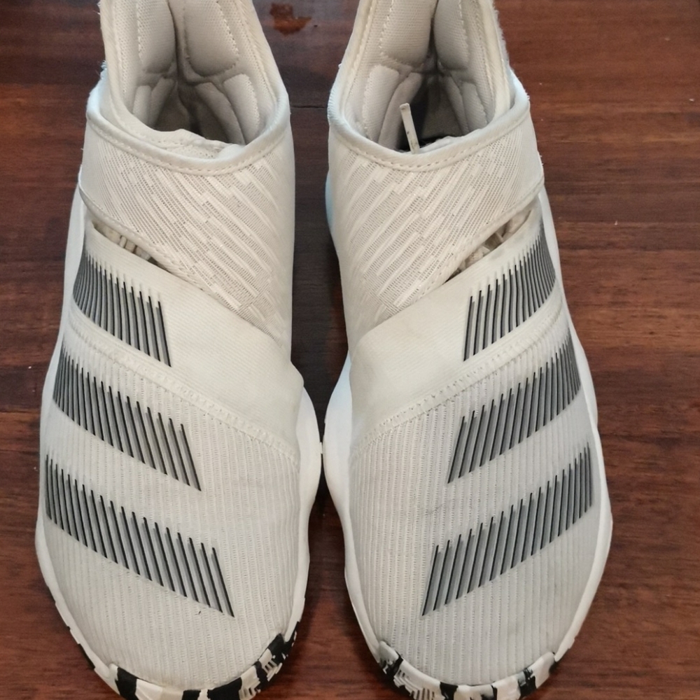 Adidas 3/4 top sneaker white /grey